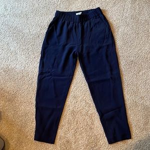 Grana silk ankle pants